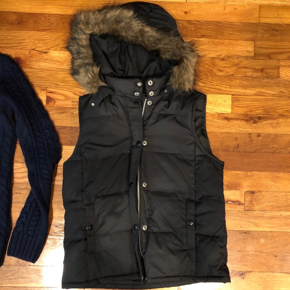 Black Puffer Vest